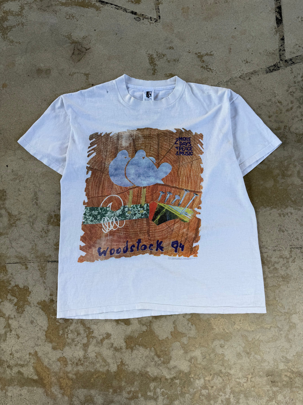 Thrashed/Faded Woodstock 94' Festival Tee | XL