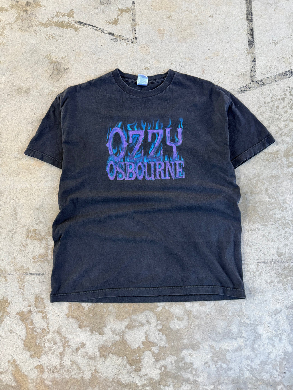 00s Ozzy Osbourne Purple Flame | XL