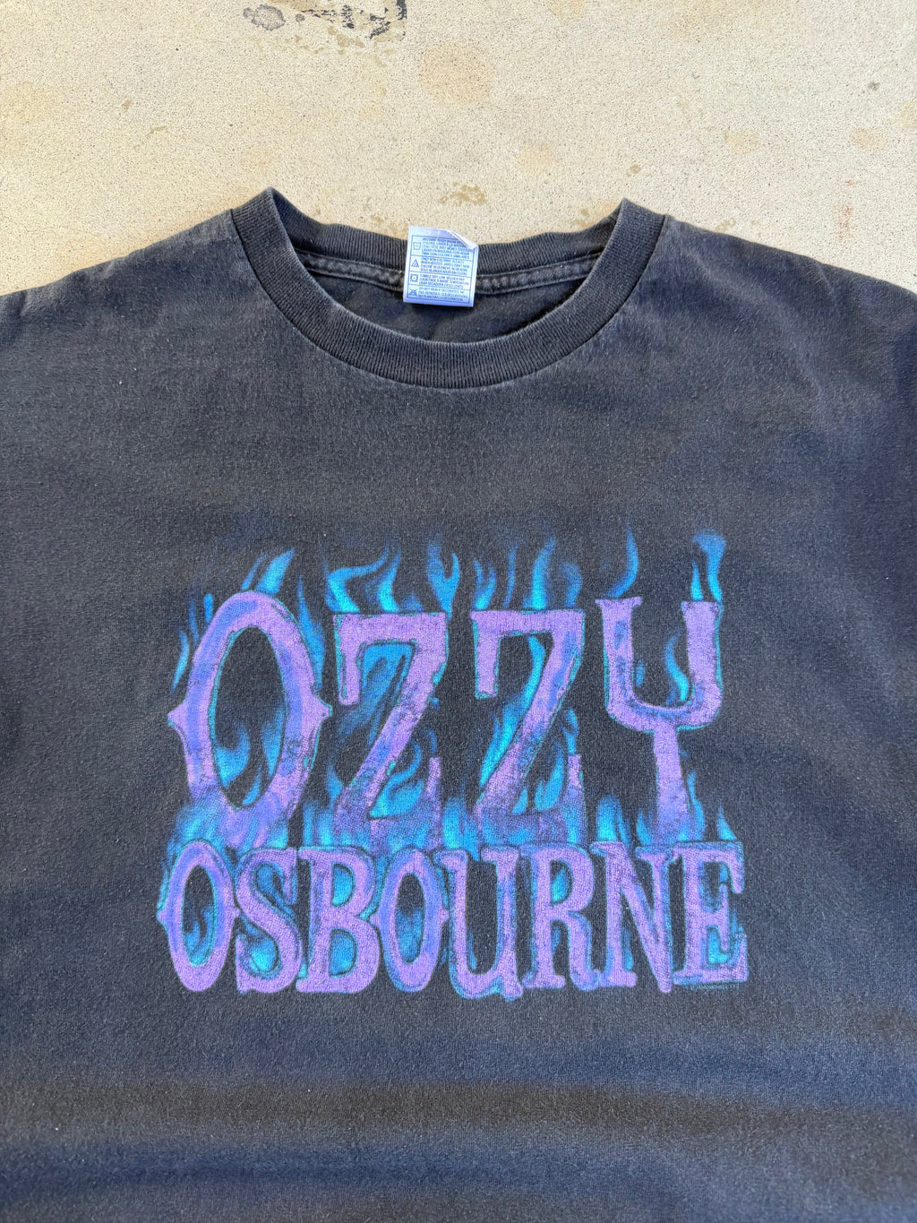 00s Ozzy Osbourne Purple Flame | XL