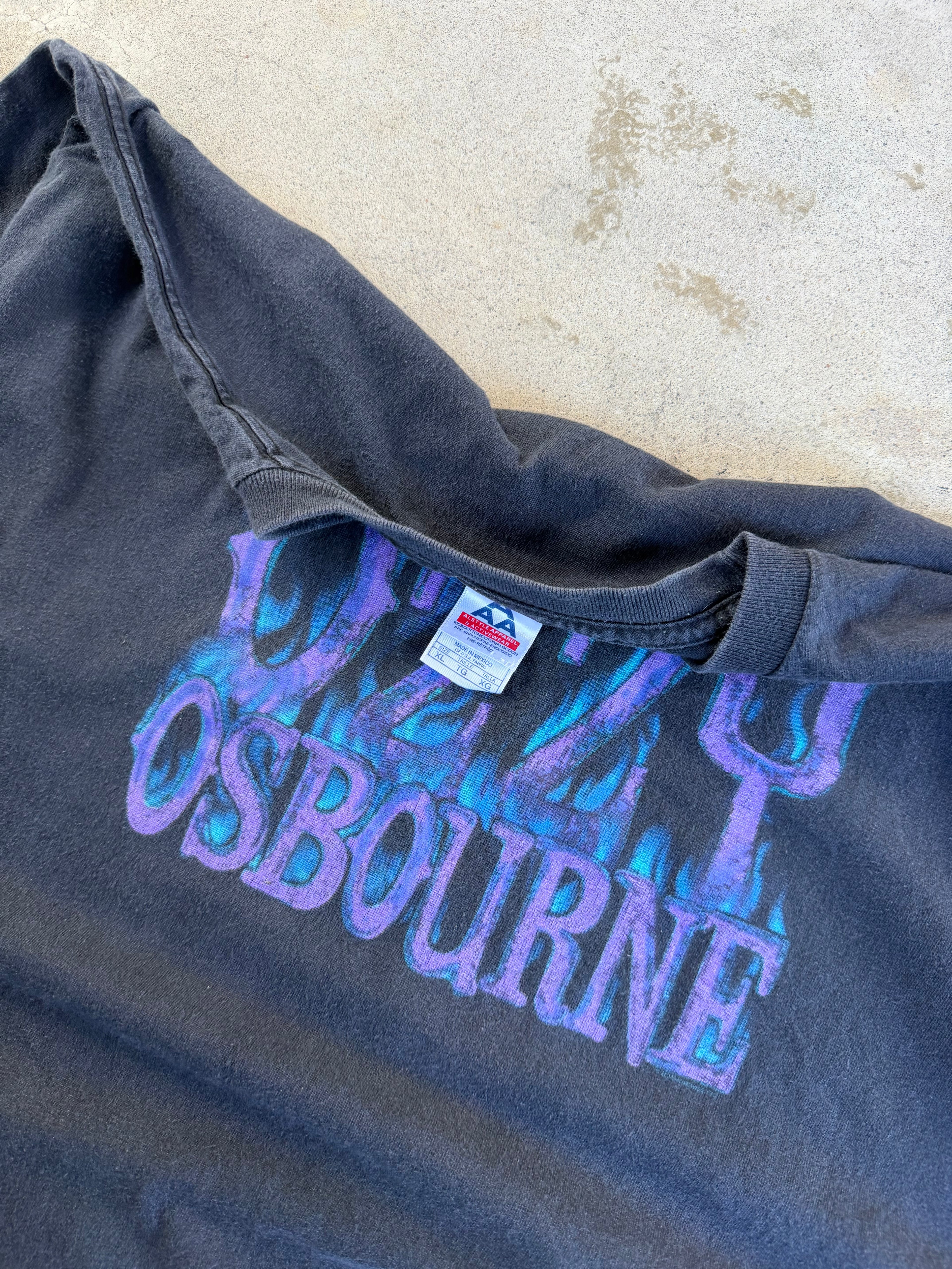 00s Ozzy Osbourne Purple Flame | XL