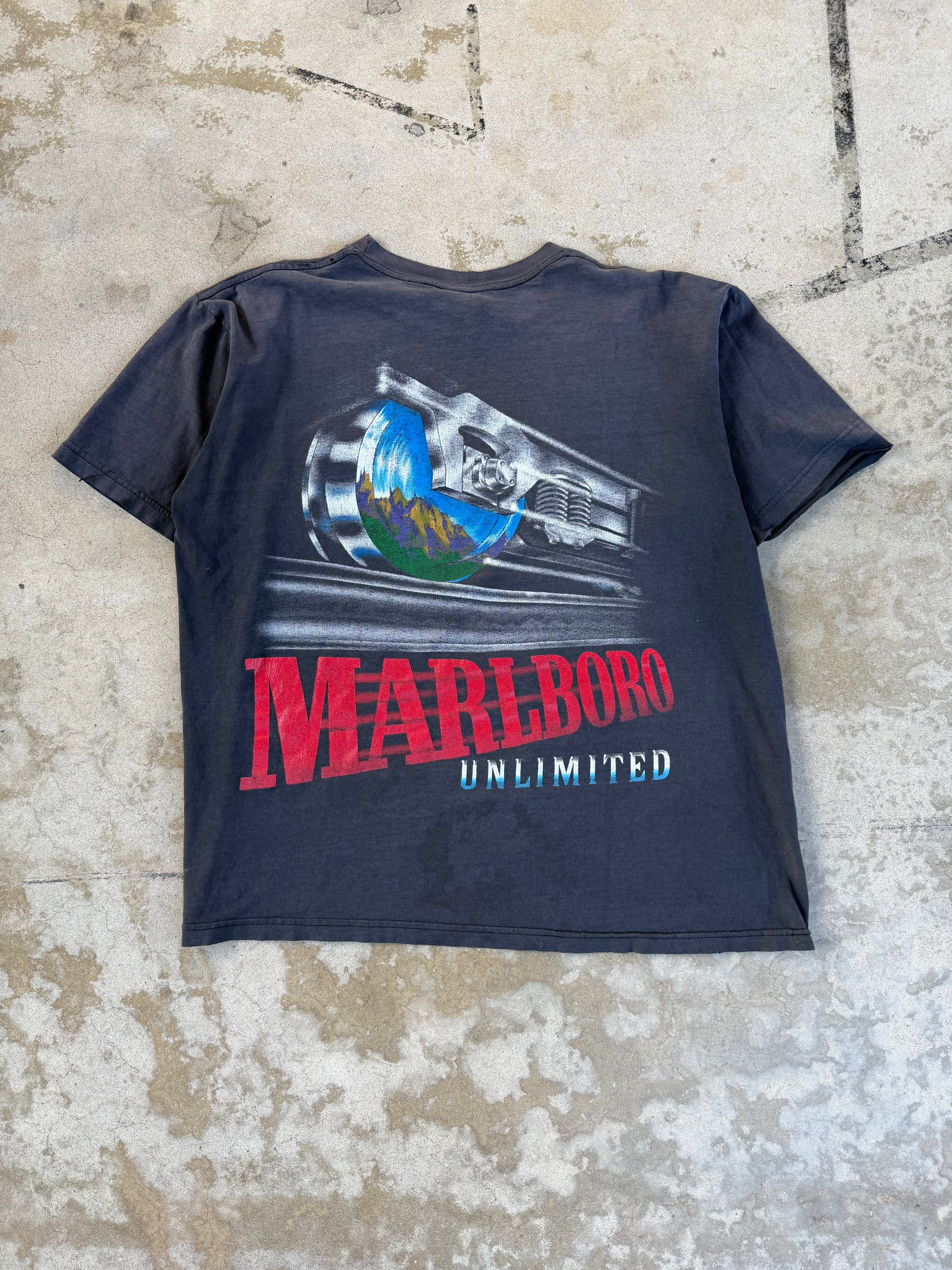 90s Faded Marlboro Train | XL