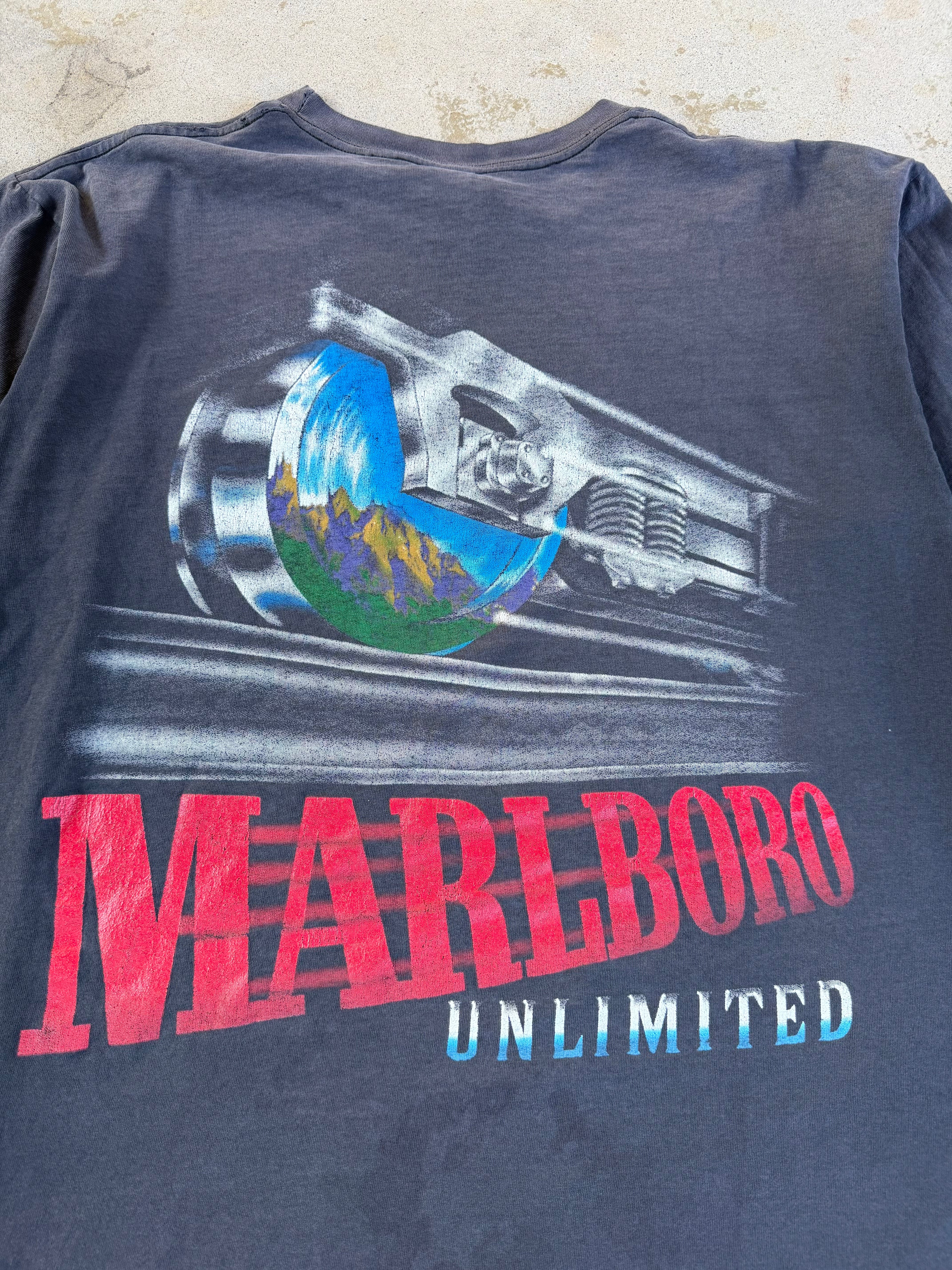 90s Faded Marlboro Train | XL