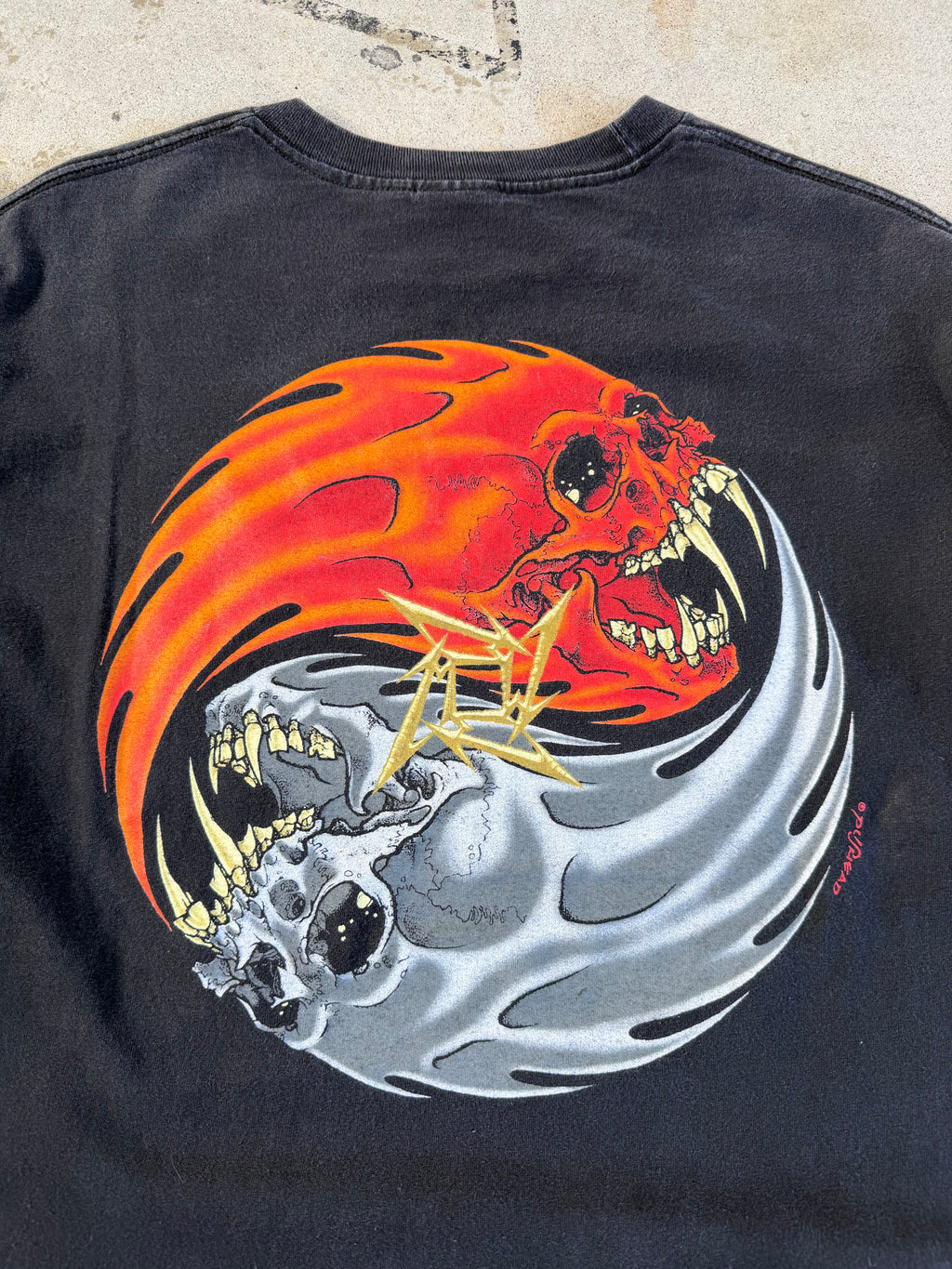 90s Metallica Rebel Band Tee | XXL
