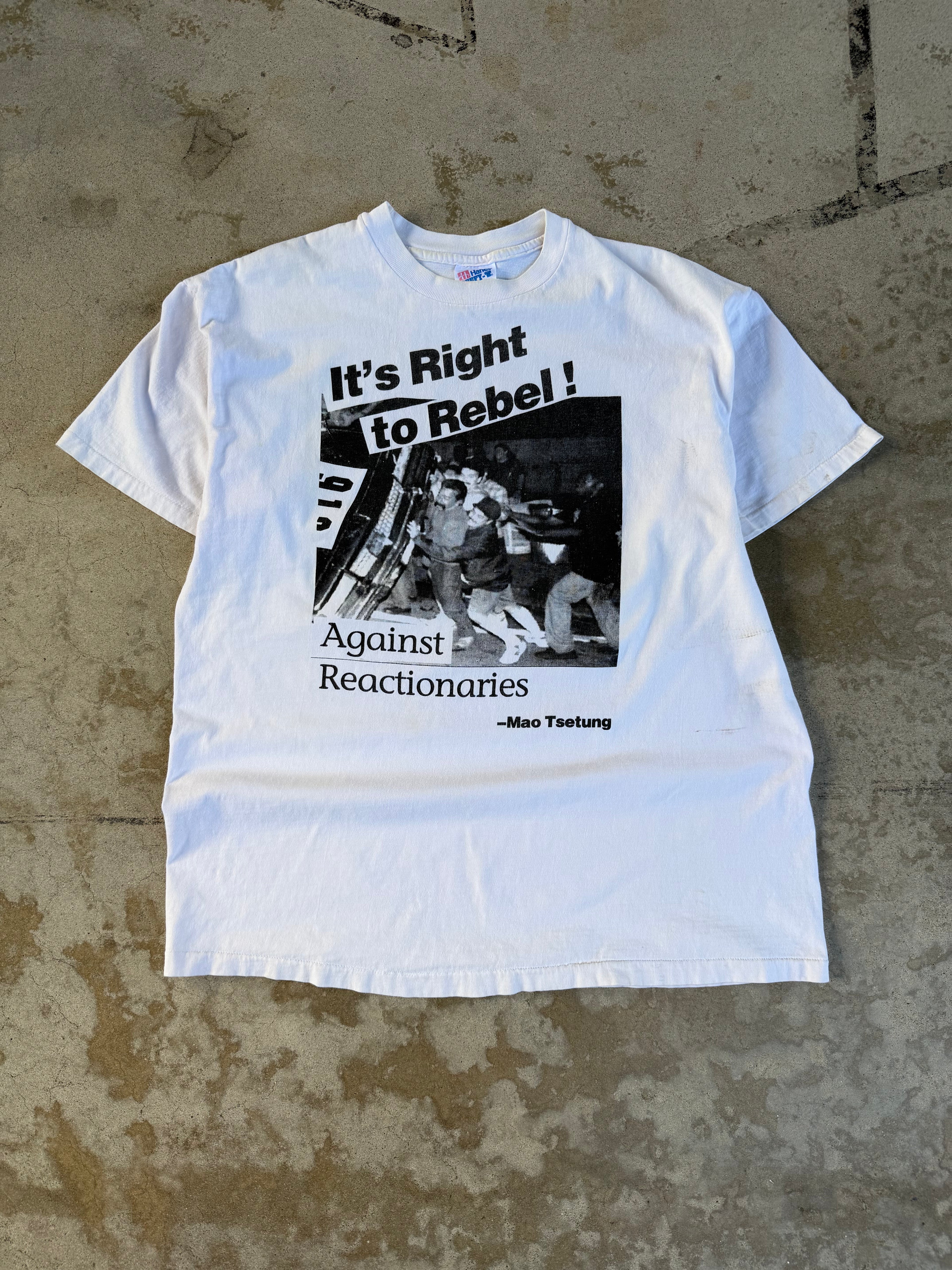 90s "Right To Rebel" LA Riots Tee | XL