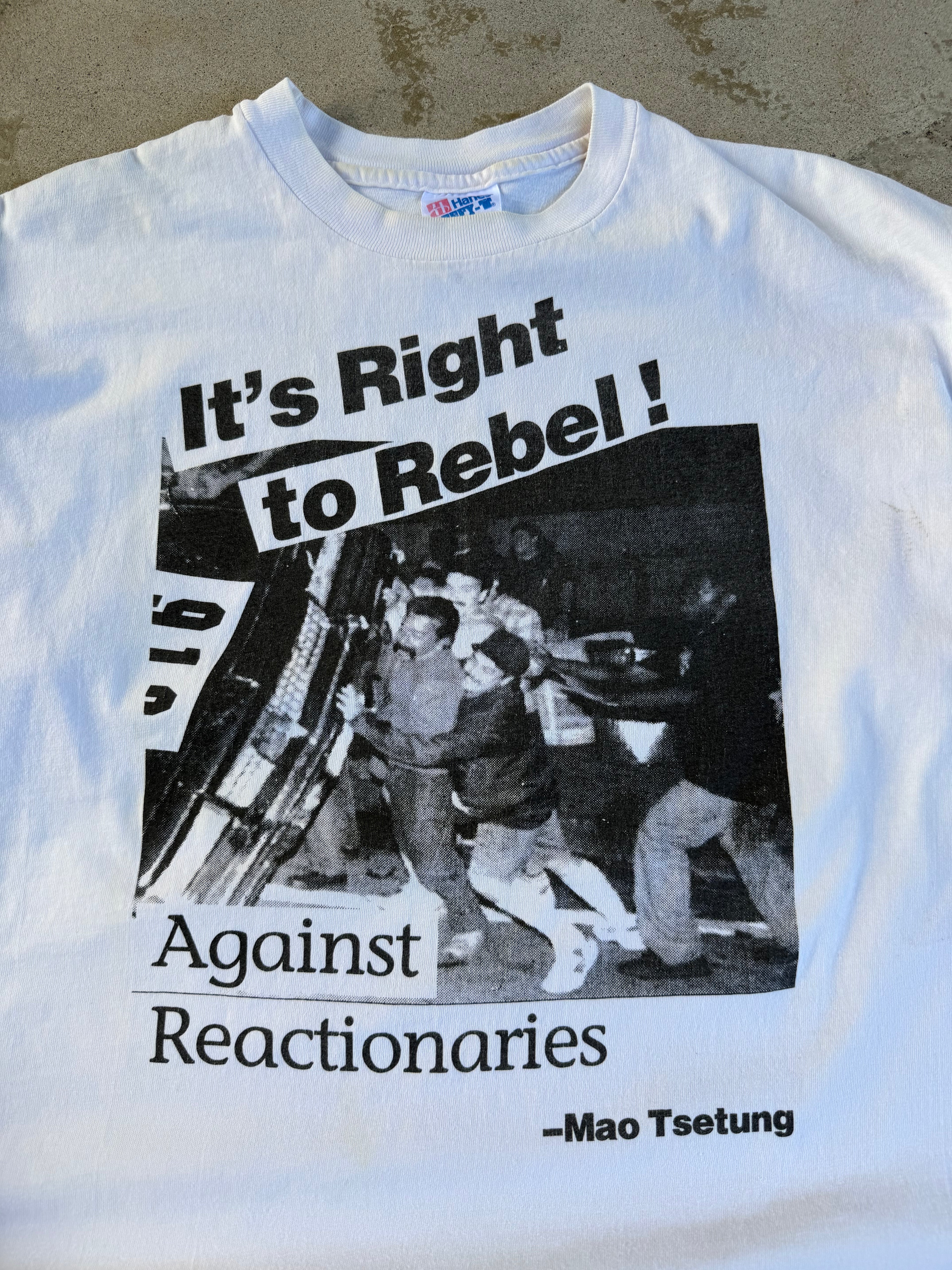90s "Right To Rebel" LA Riots Tee | XL