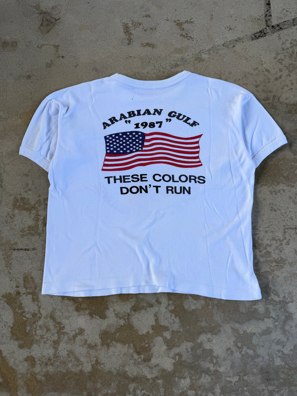 80s Arabian Gulf Duck War Tee| L
