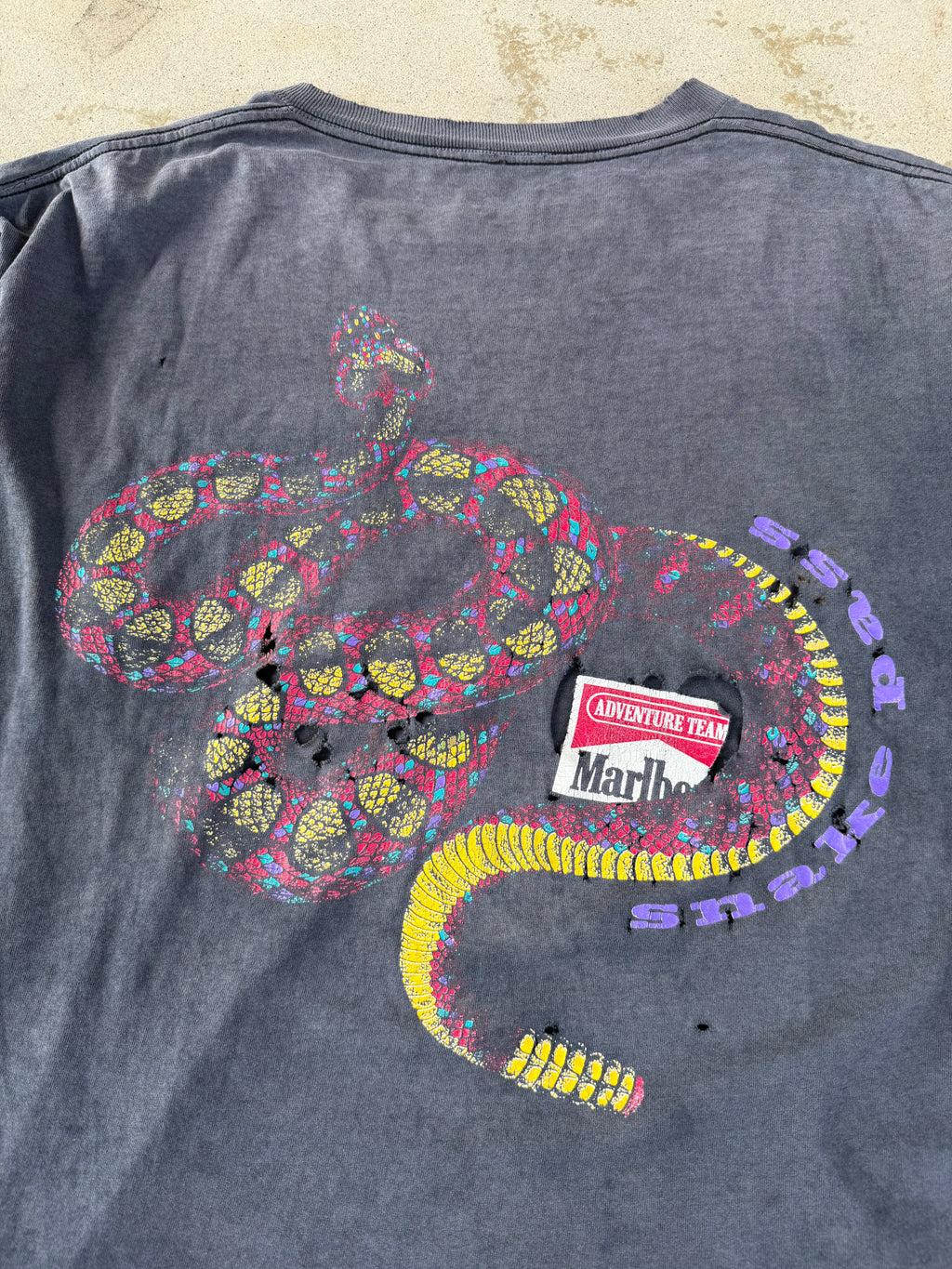 90s Faded/Thrashed Marlboro Snake Pass | XL