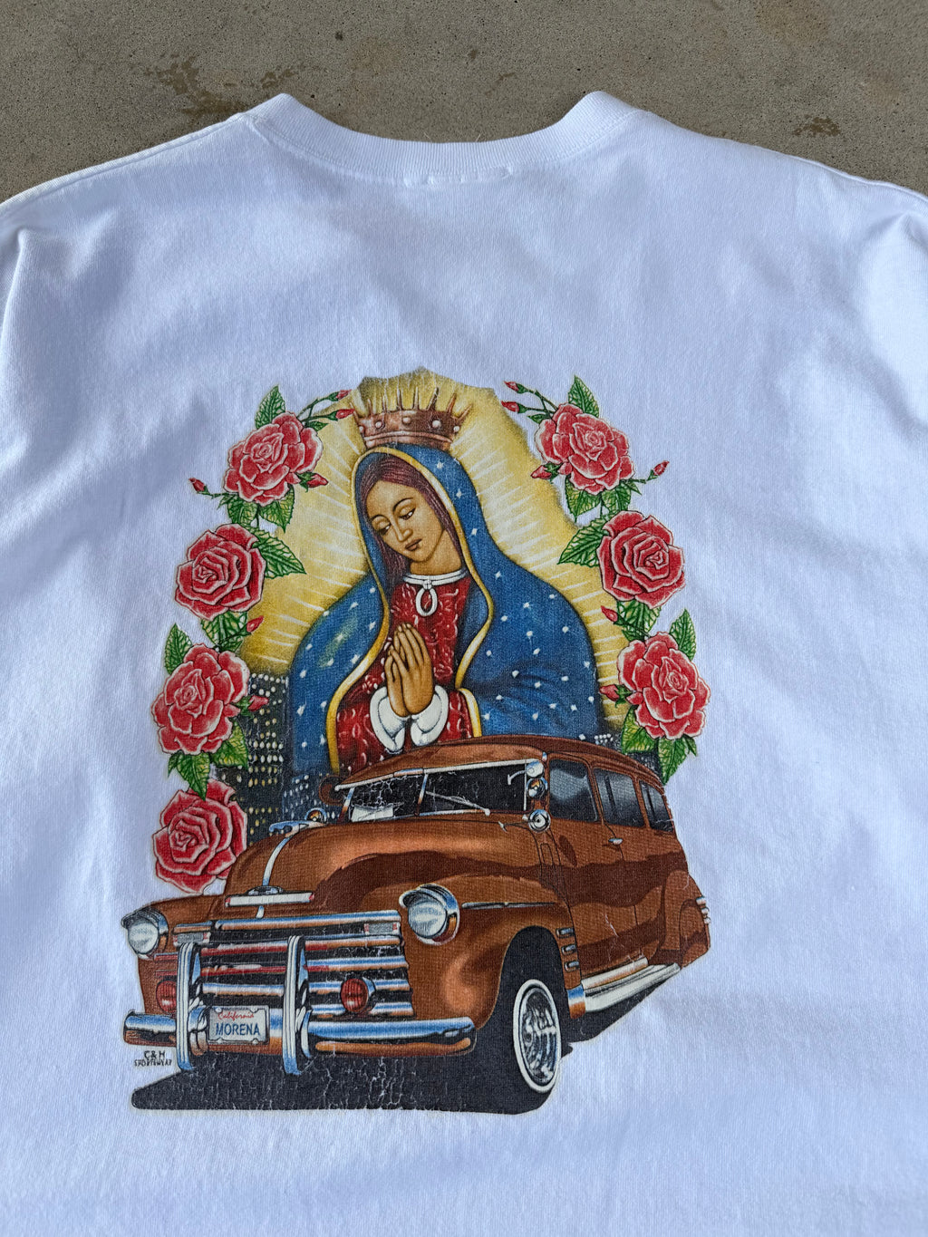 00s Virgin Mary Car Tee | L
