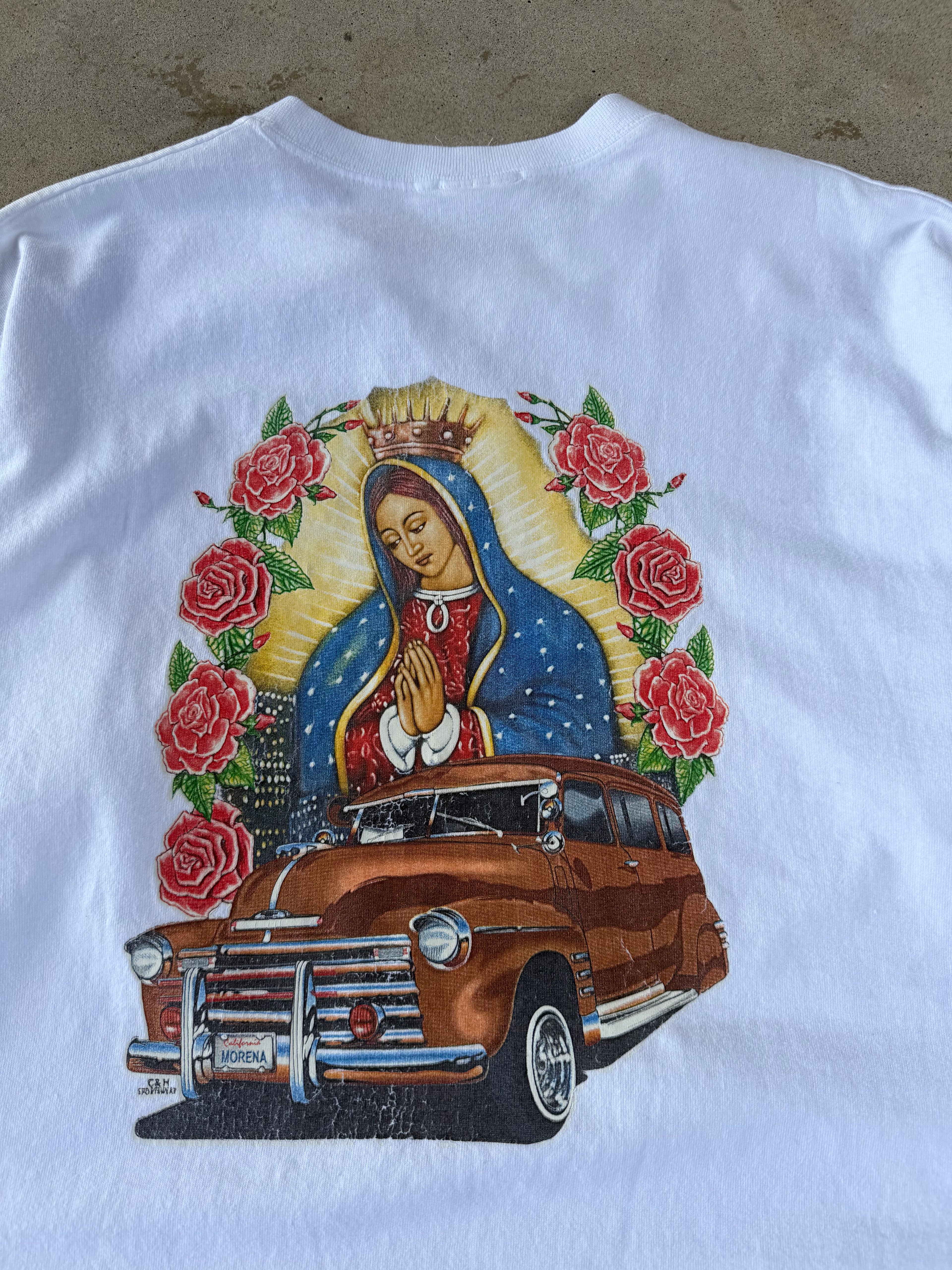 00s Virgin Mary Car Tee | L