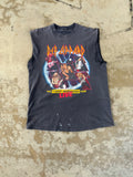 90s Faded Def Leppard Cut Off | L