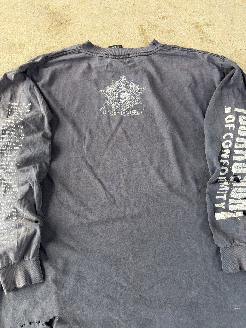90s Faded/Thrashed Corrosion Of Conformity Band Longsleeve | XL