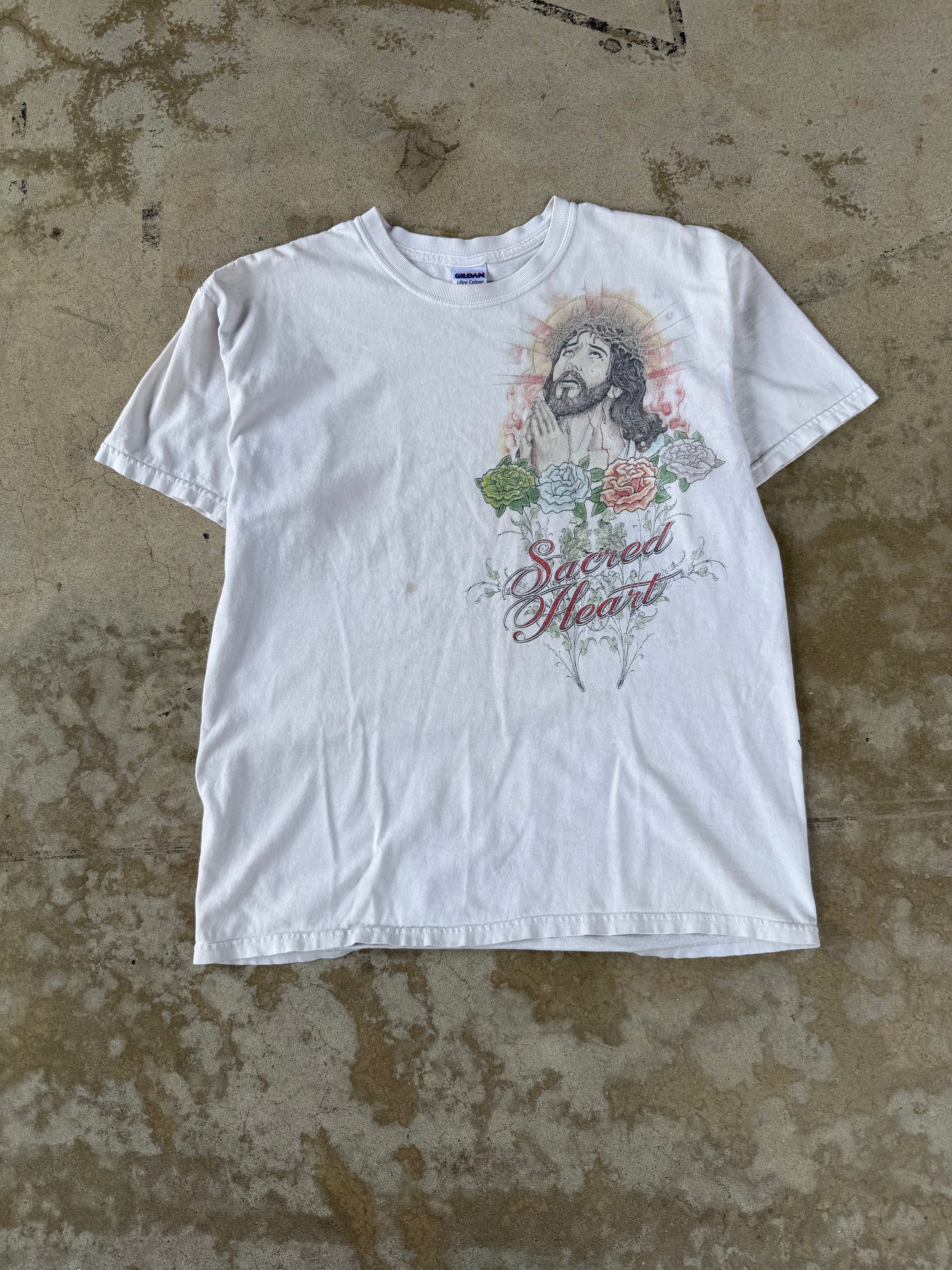 00s Jesus "Sacred Heart" Tee | L