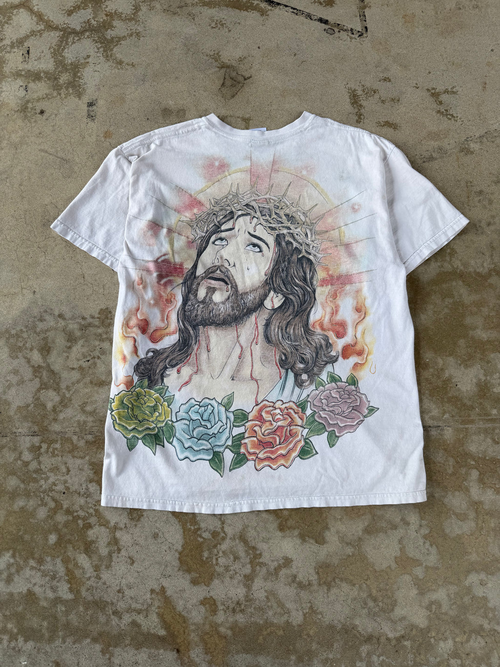 00s Jesus "Sacred Heart" Tee | L