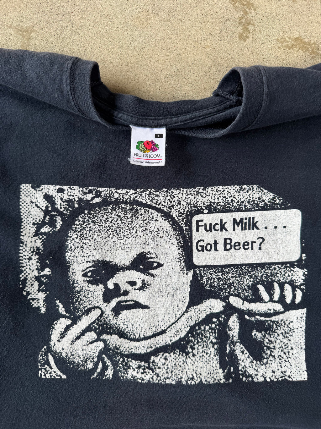 00s "Got Beer" Comedy Tee | L
