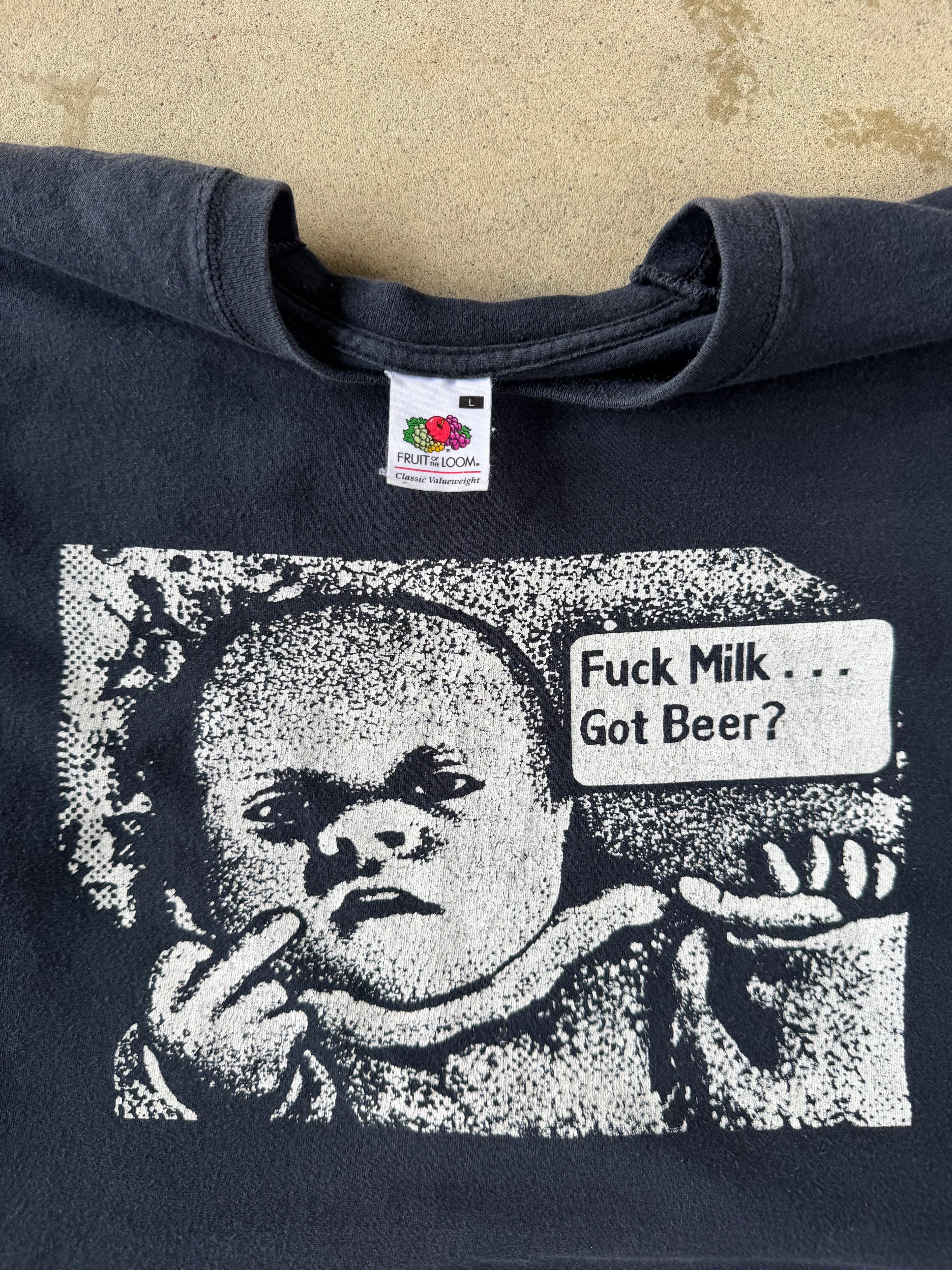 00s "Got Beer" Comedy Tee | L
