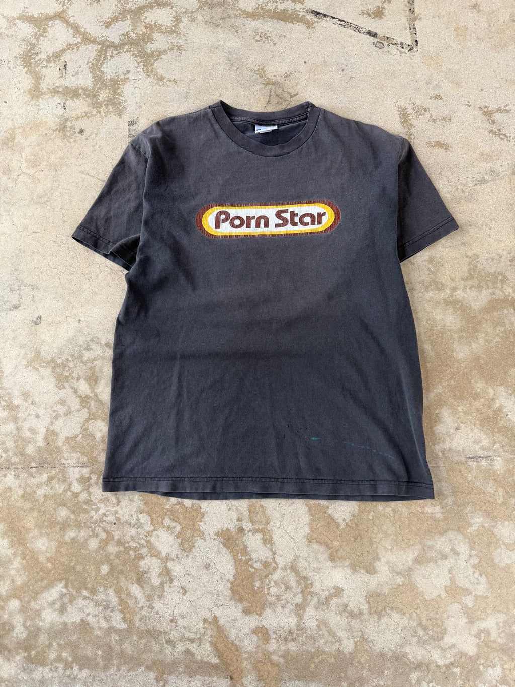 90s Faded Porn Star Skate Tee | L