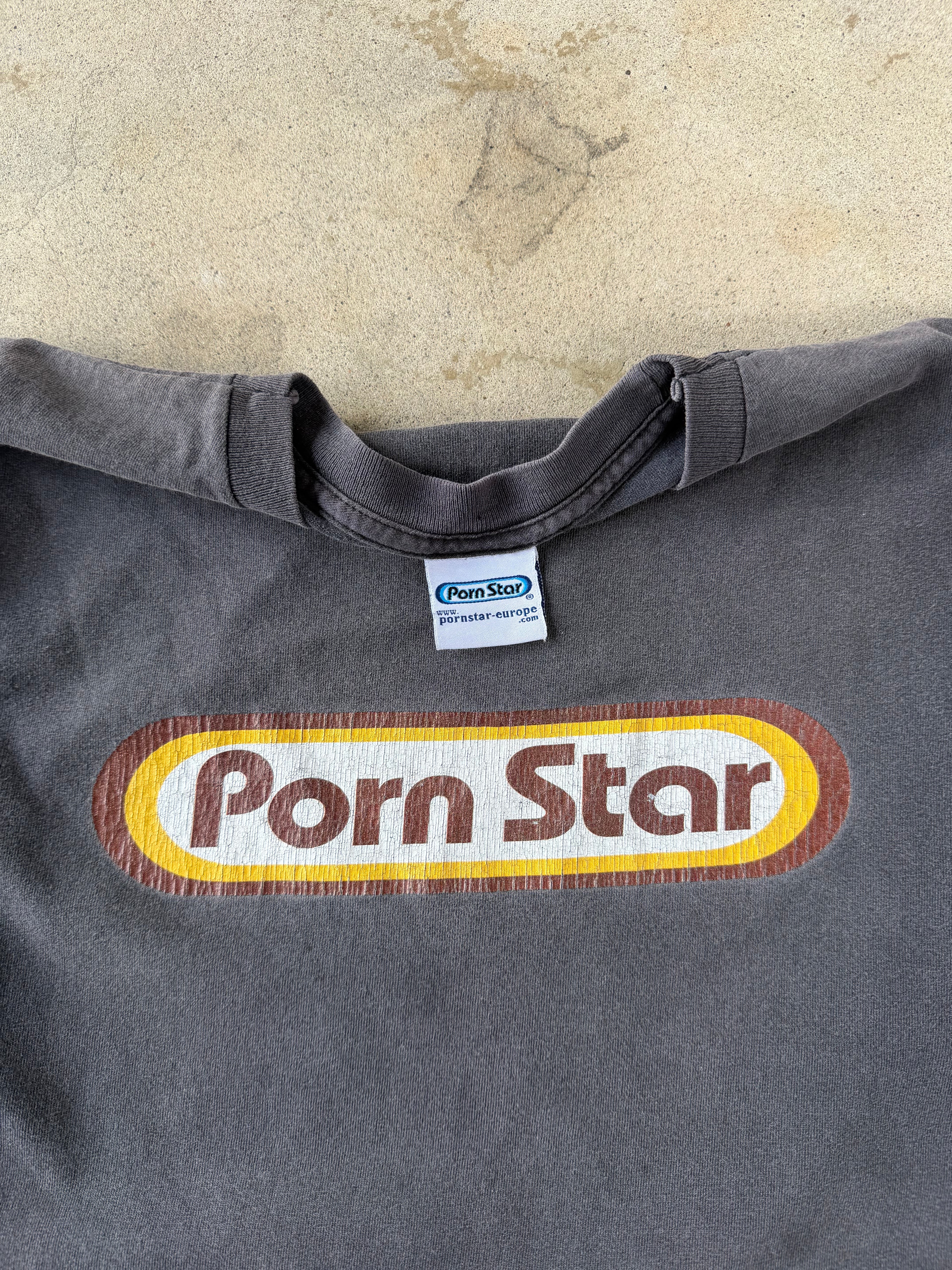 90s Faded Porn Star Skate Tee | L