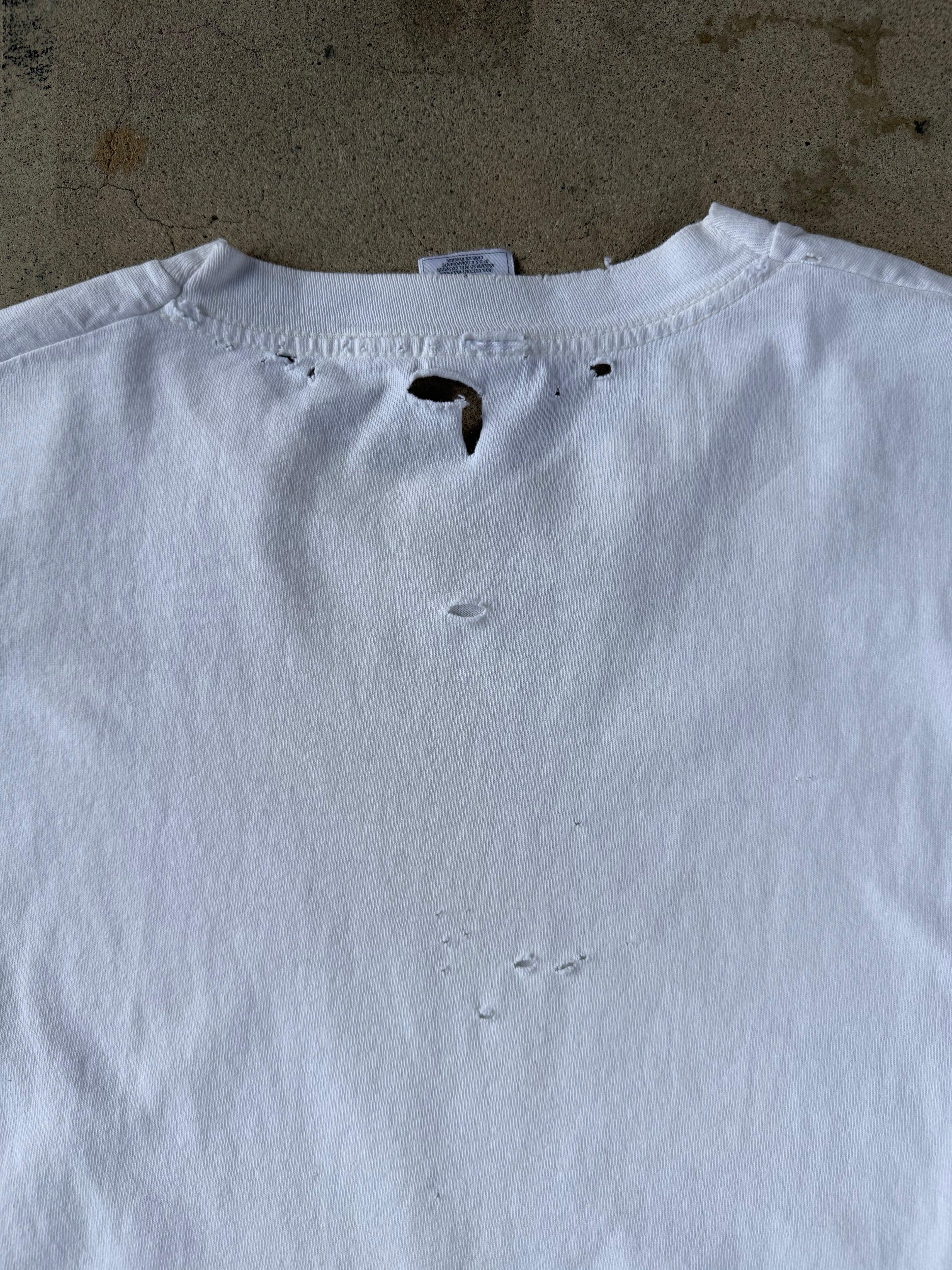 00s Faded/Cropped "Bills Brothel" Tee | XL