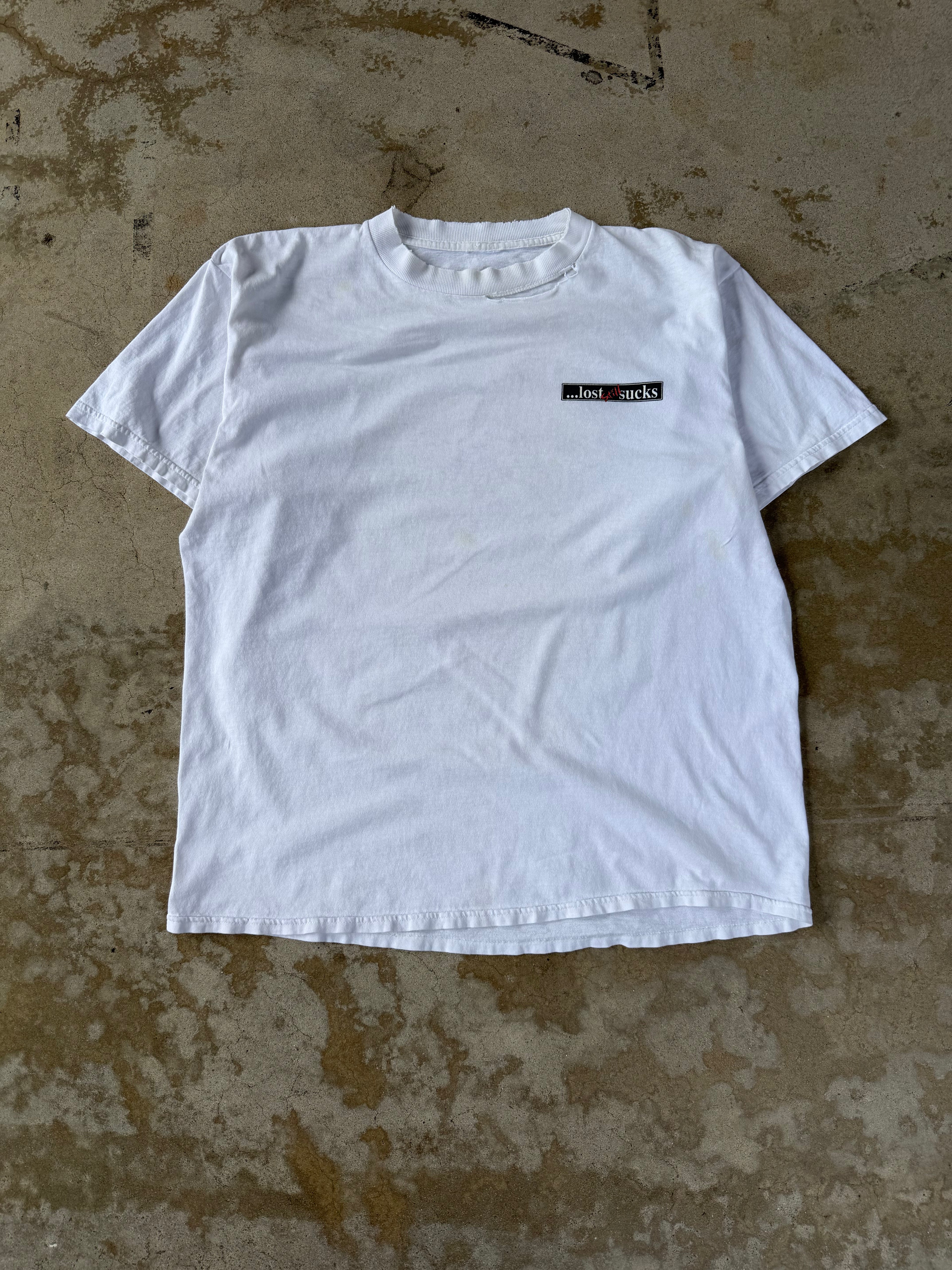 90s Distressed Lost Skateboards “Lost Still Sucks” | XL
