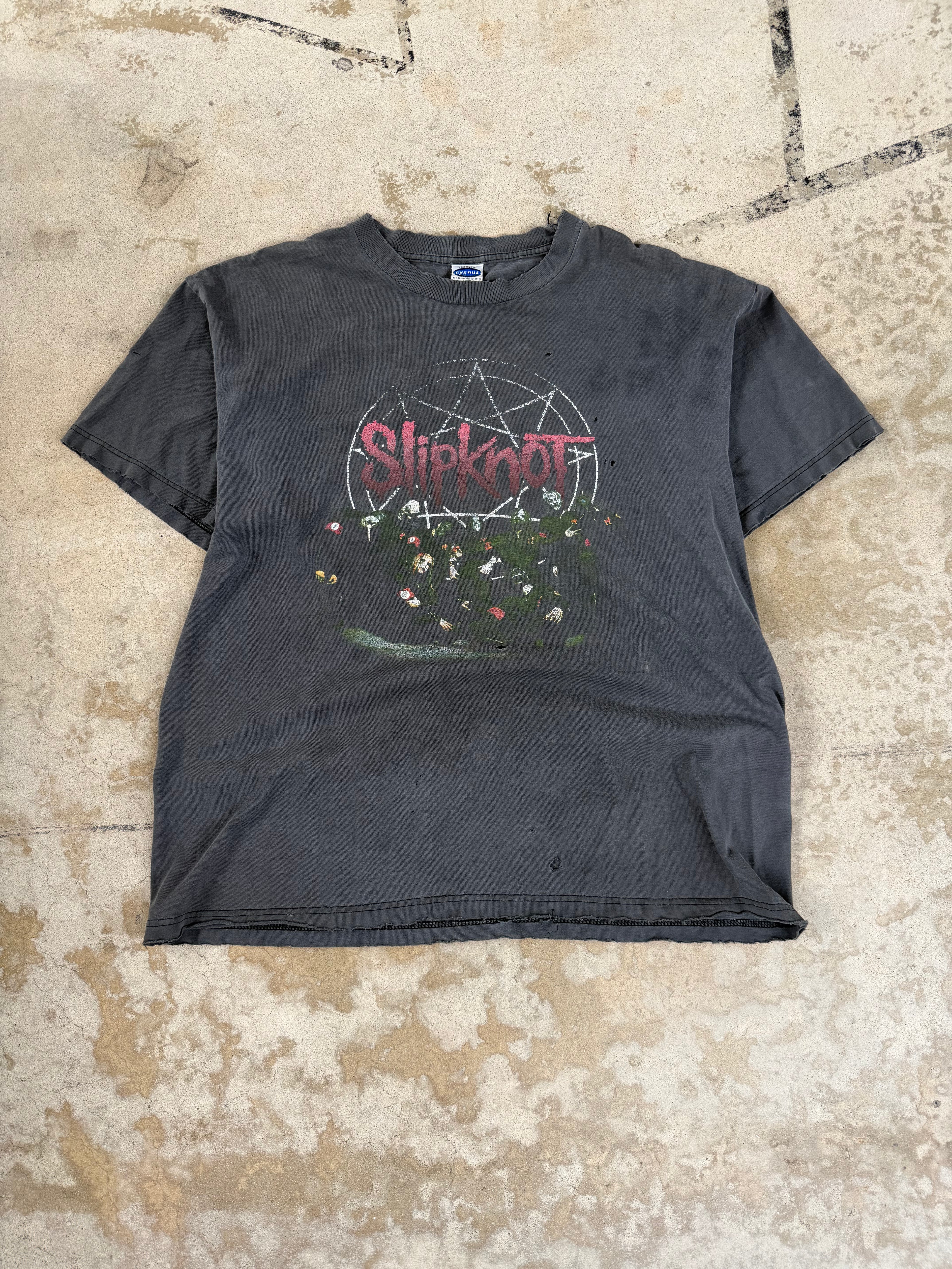 00s Faded/ Distressed Slipknot Pentagram | XL