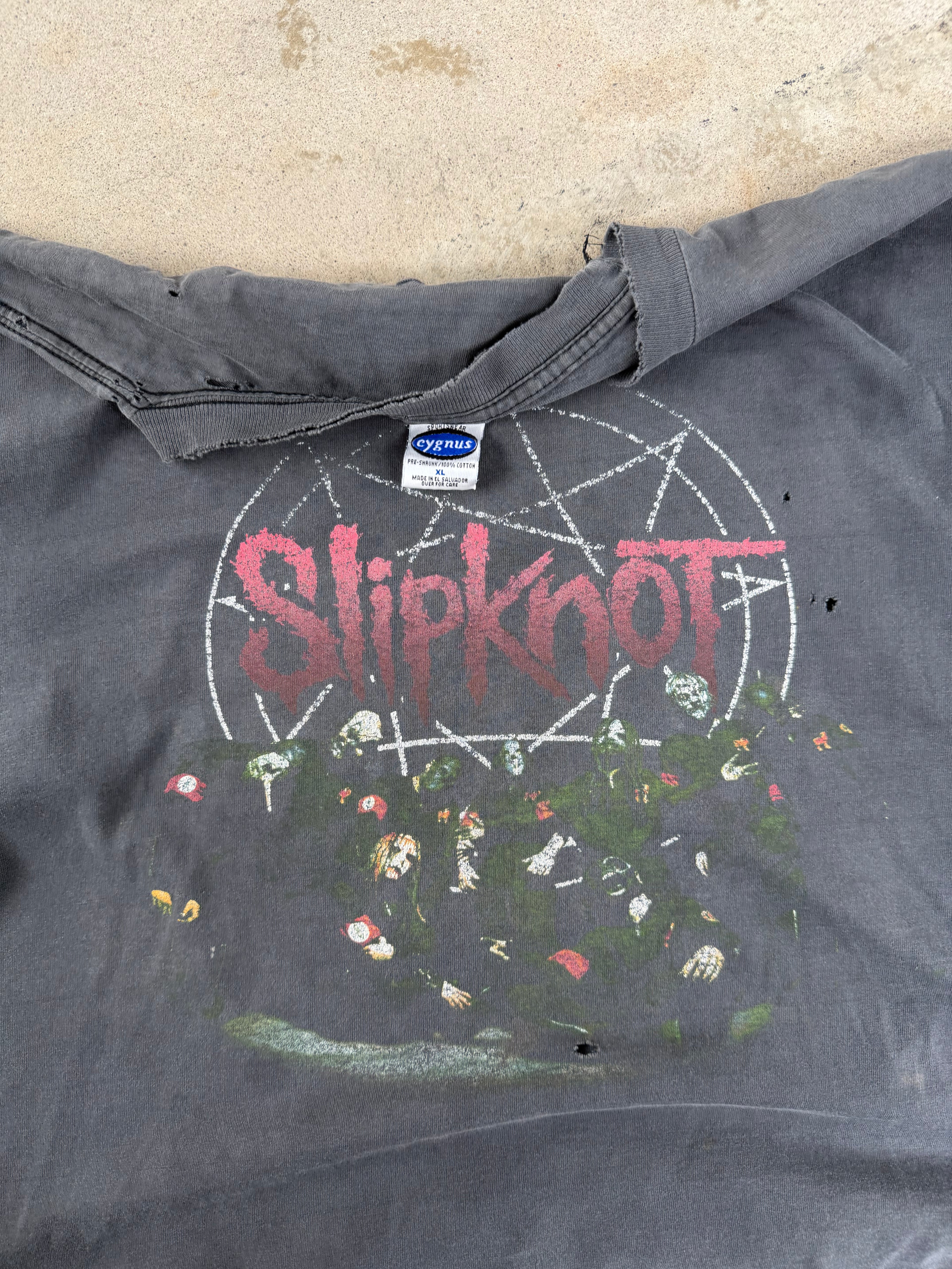 00s Faded/ Distressed Slipknot Pentagram | XL