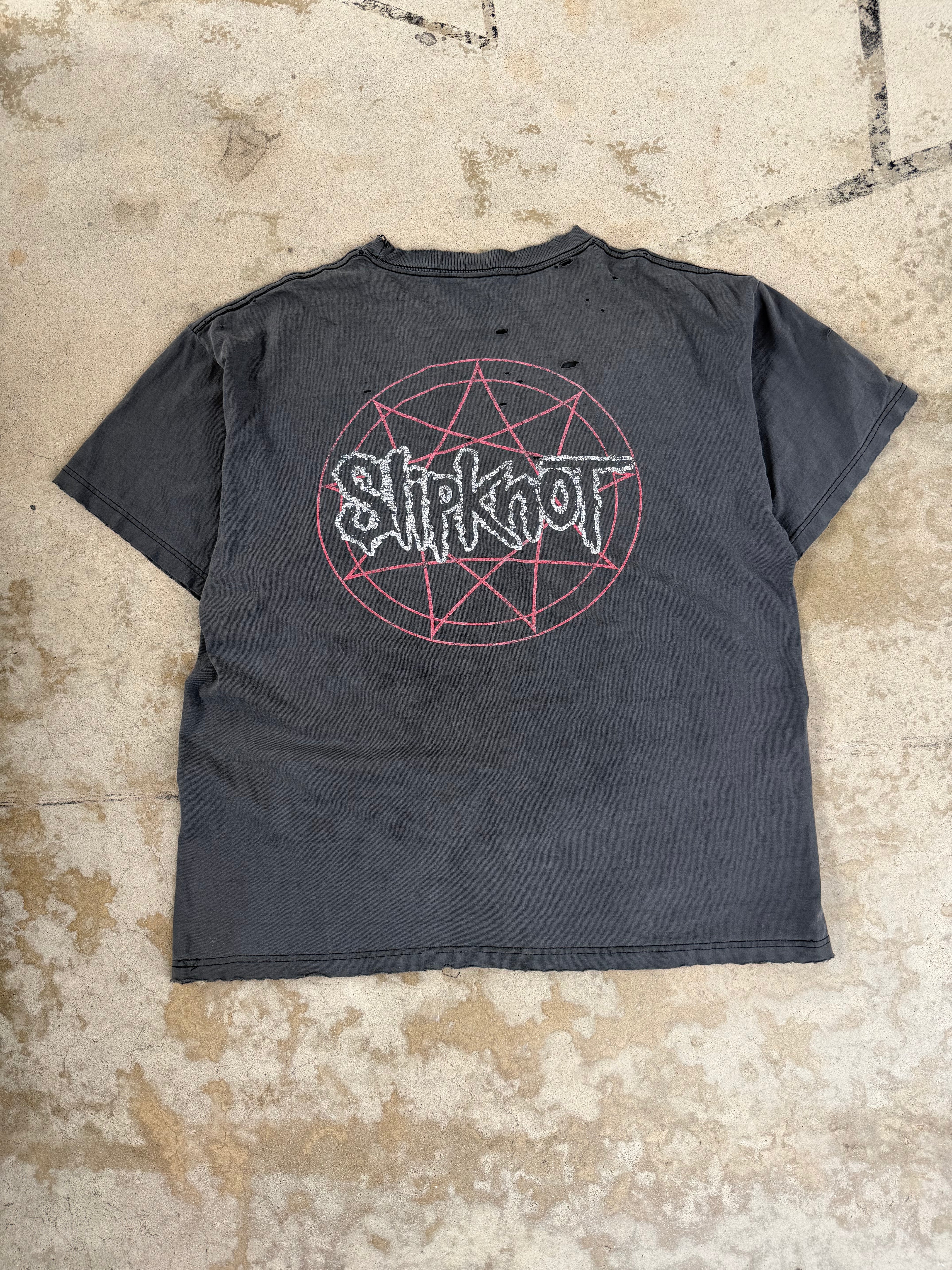 00s Faded/ Distressed Slipknot Pentagram | XL