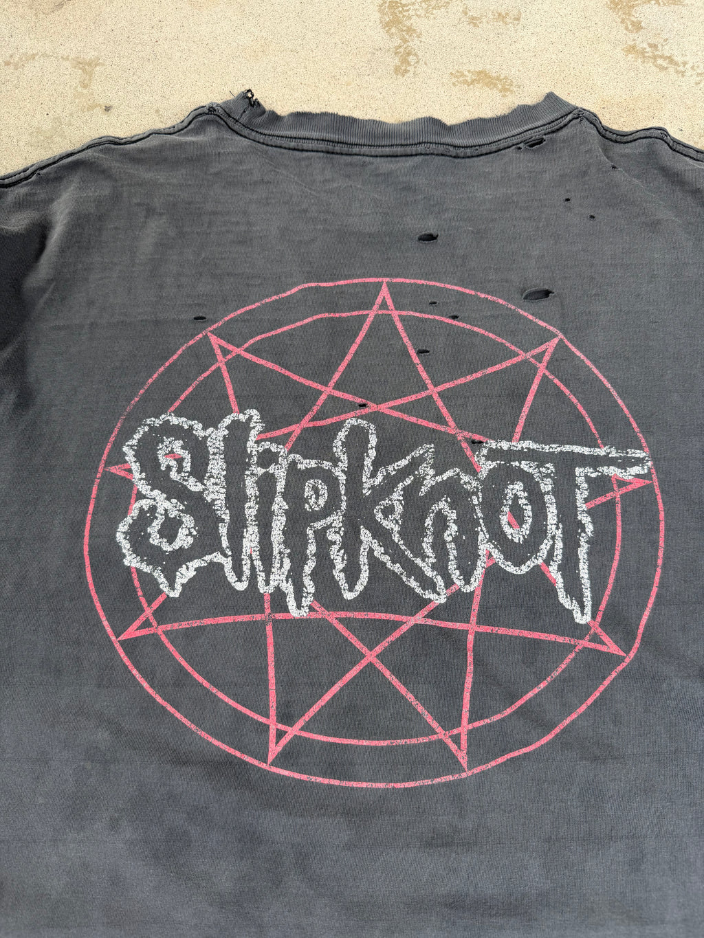 00s Faded/ Distressed Slipknot Pentagram | XL