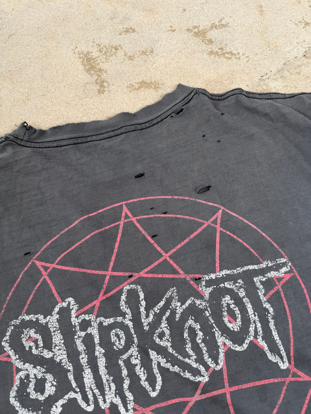 00s Faded/ Distressed Slipknot Pentagram | XL