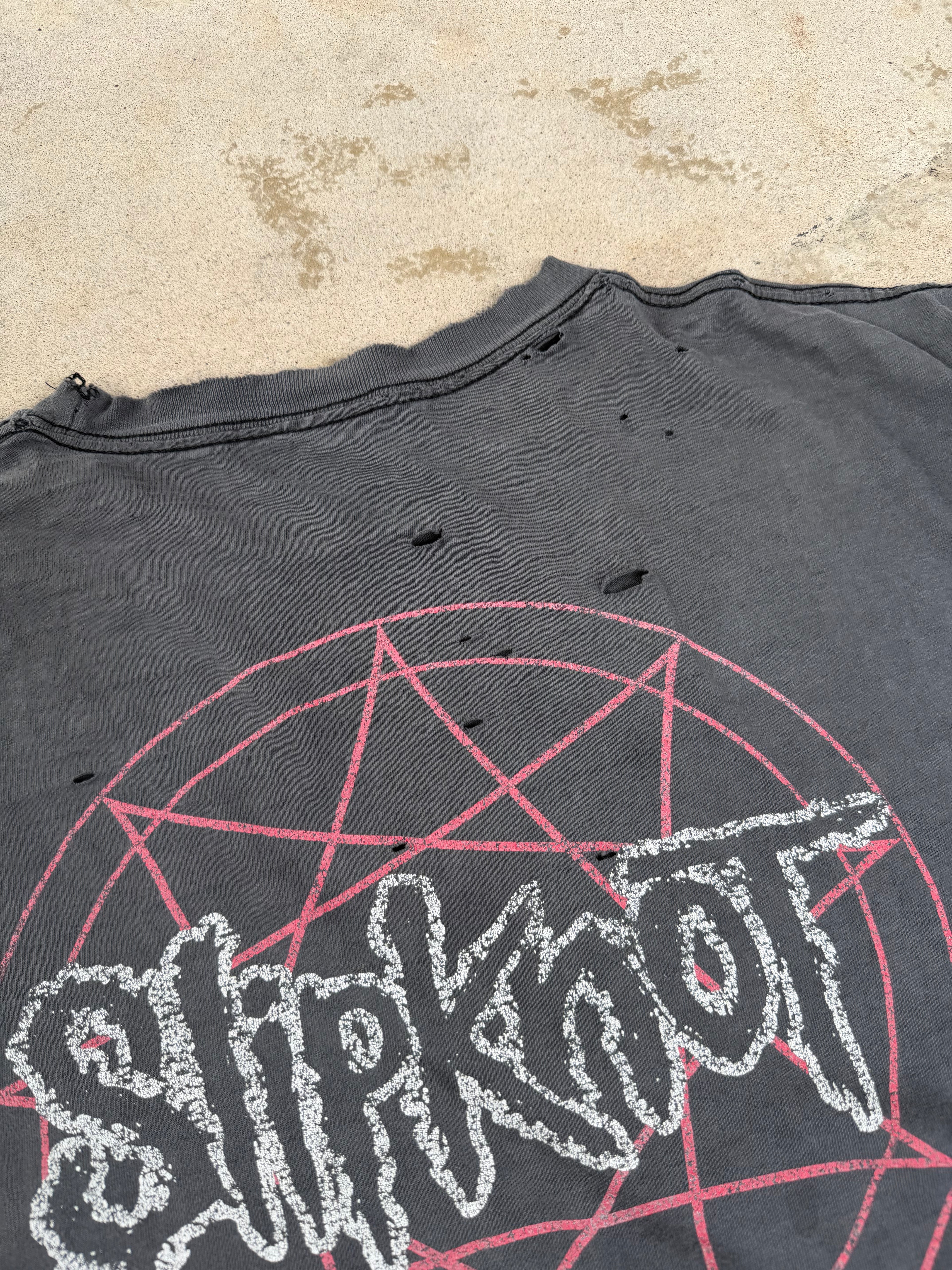 00s Faded/ Distressed Slipknot Pentagram | XL