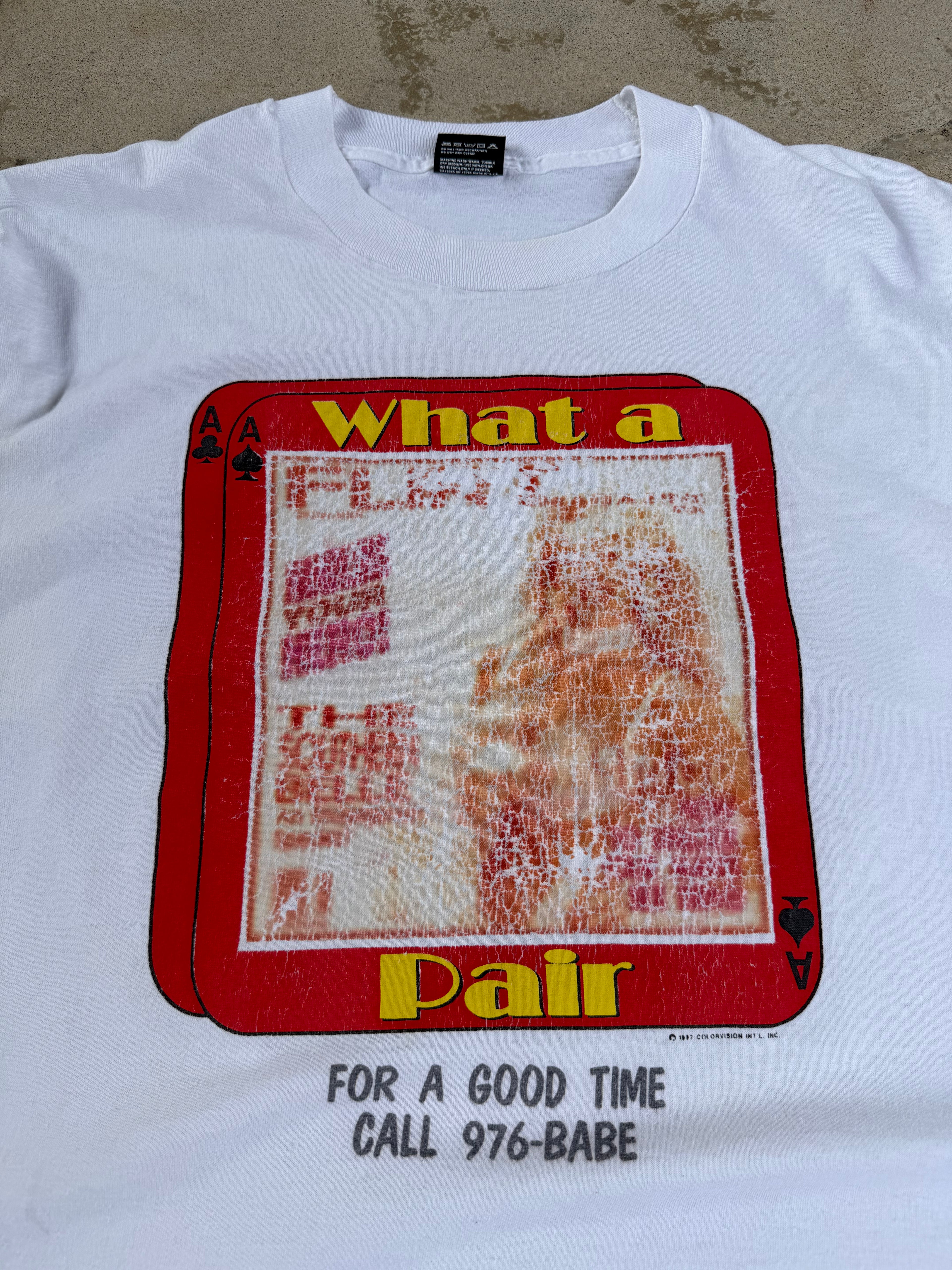90s "What A Pair" Comedy Model Tee | XL