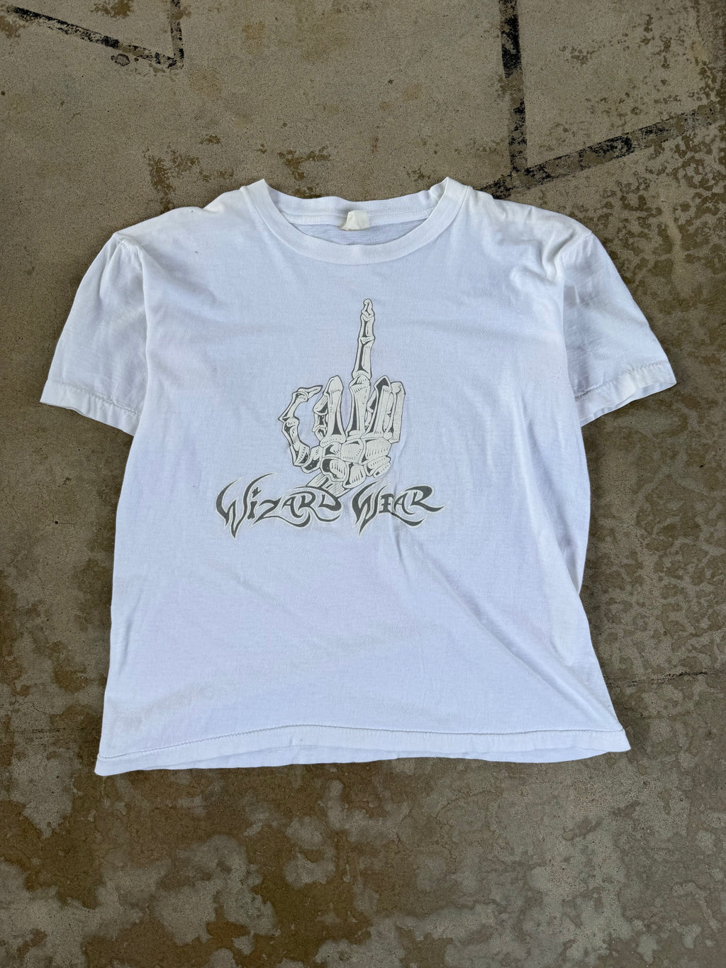 Late 80s Skeleton Middle Finger | L