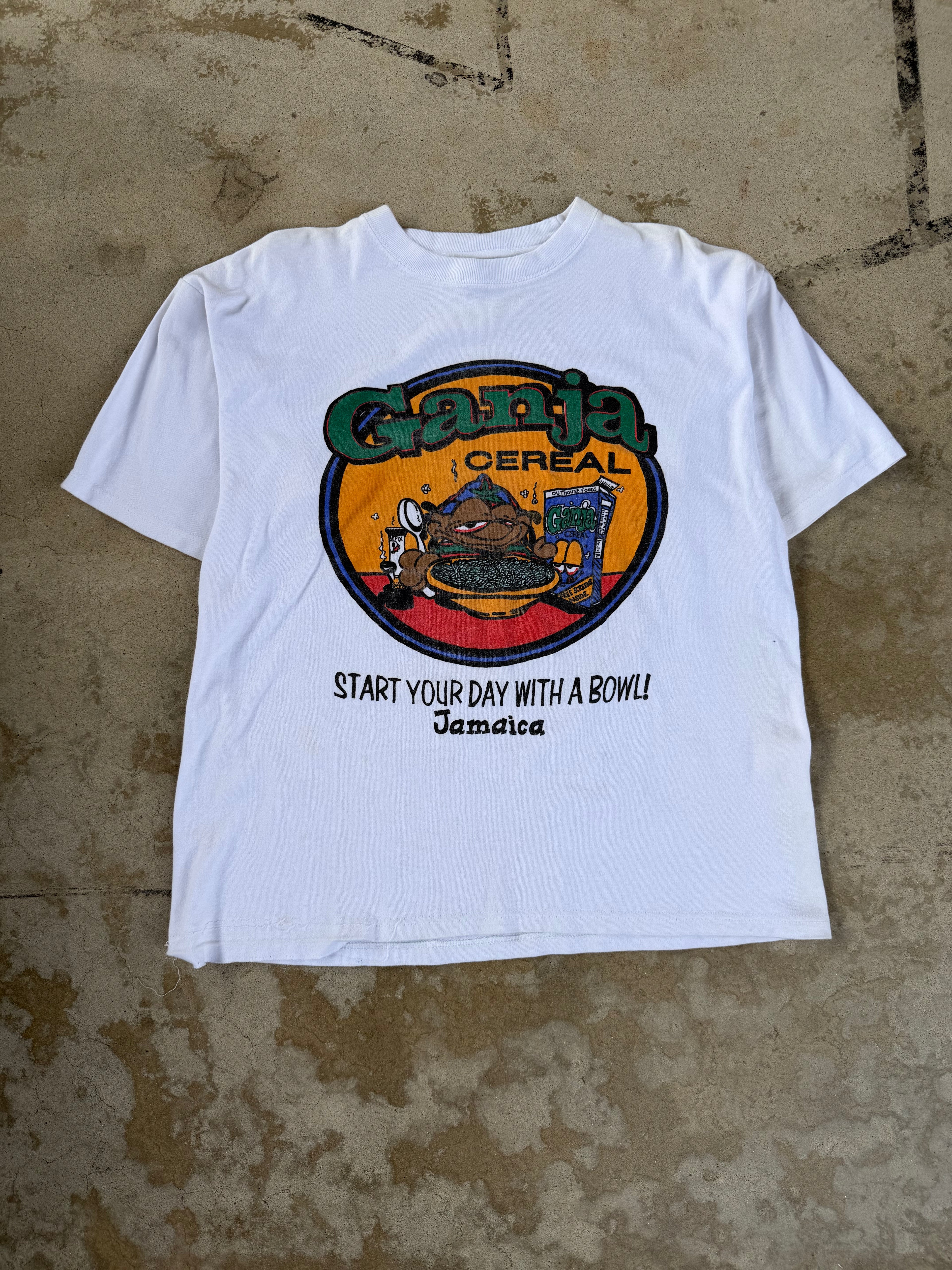 90s Ganja Cereal Comedy Tee | XL