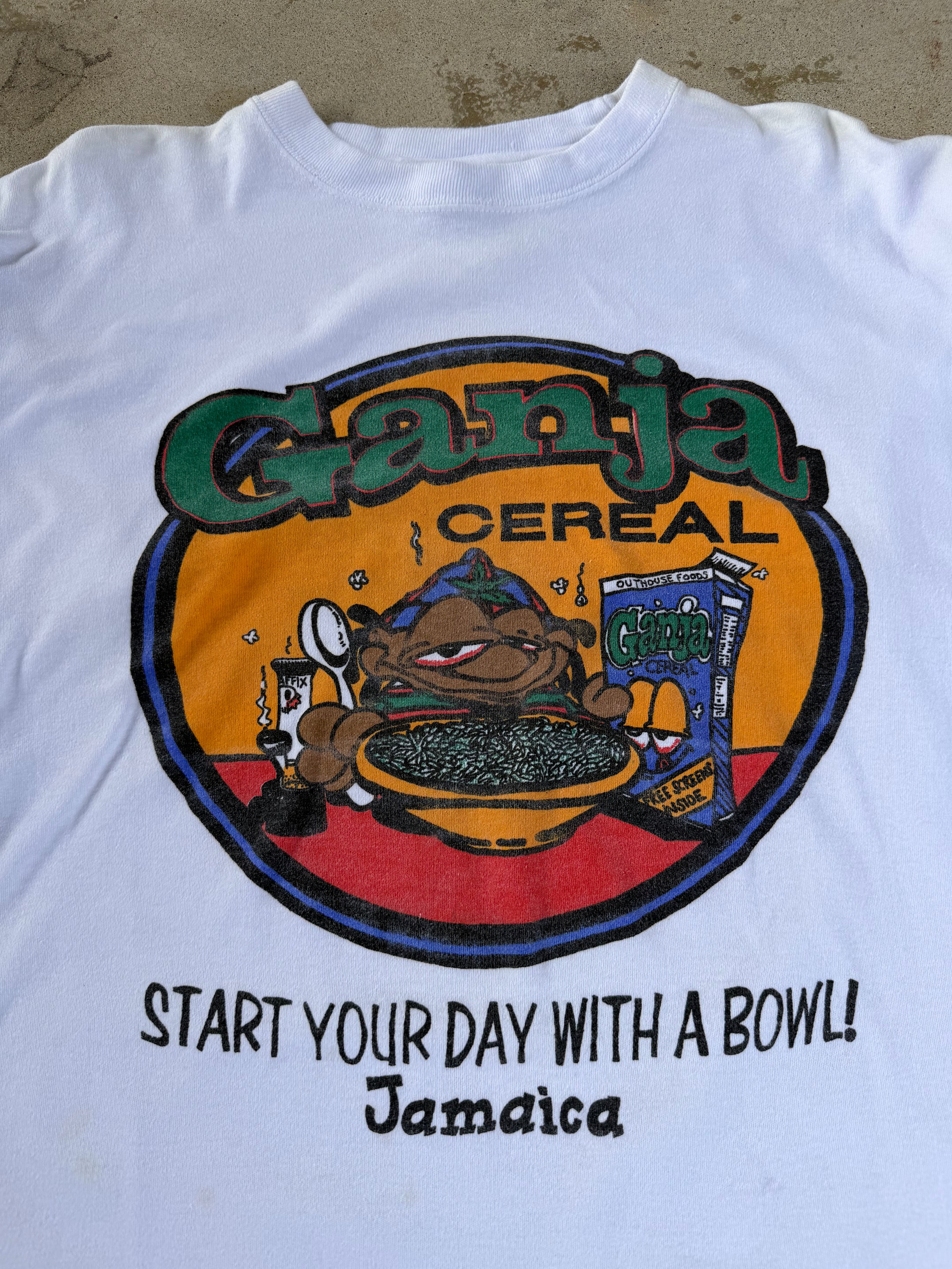 90s Ganja Cereal Comedy Tee | XL