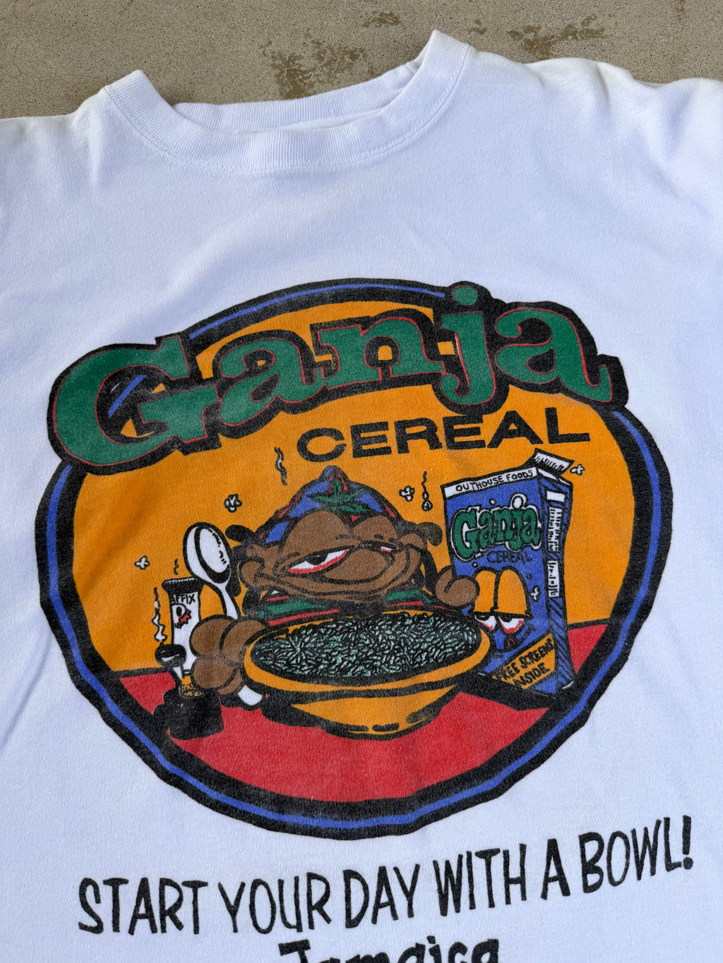 90s Ganja Cereal Comedy Tee | XL