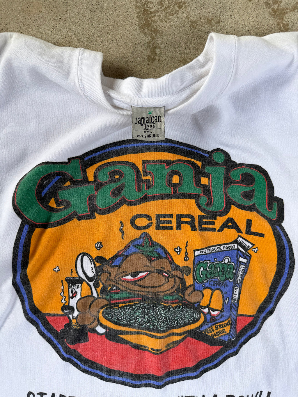 90s Ganja Cereal Comedy Tee | XL