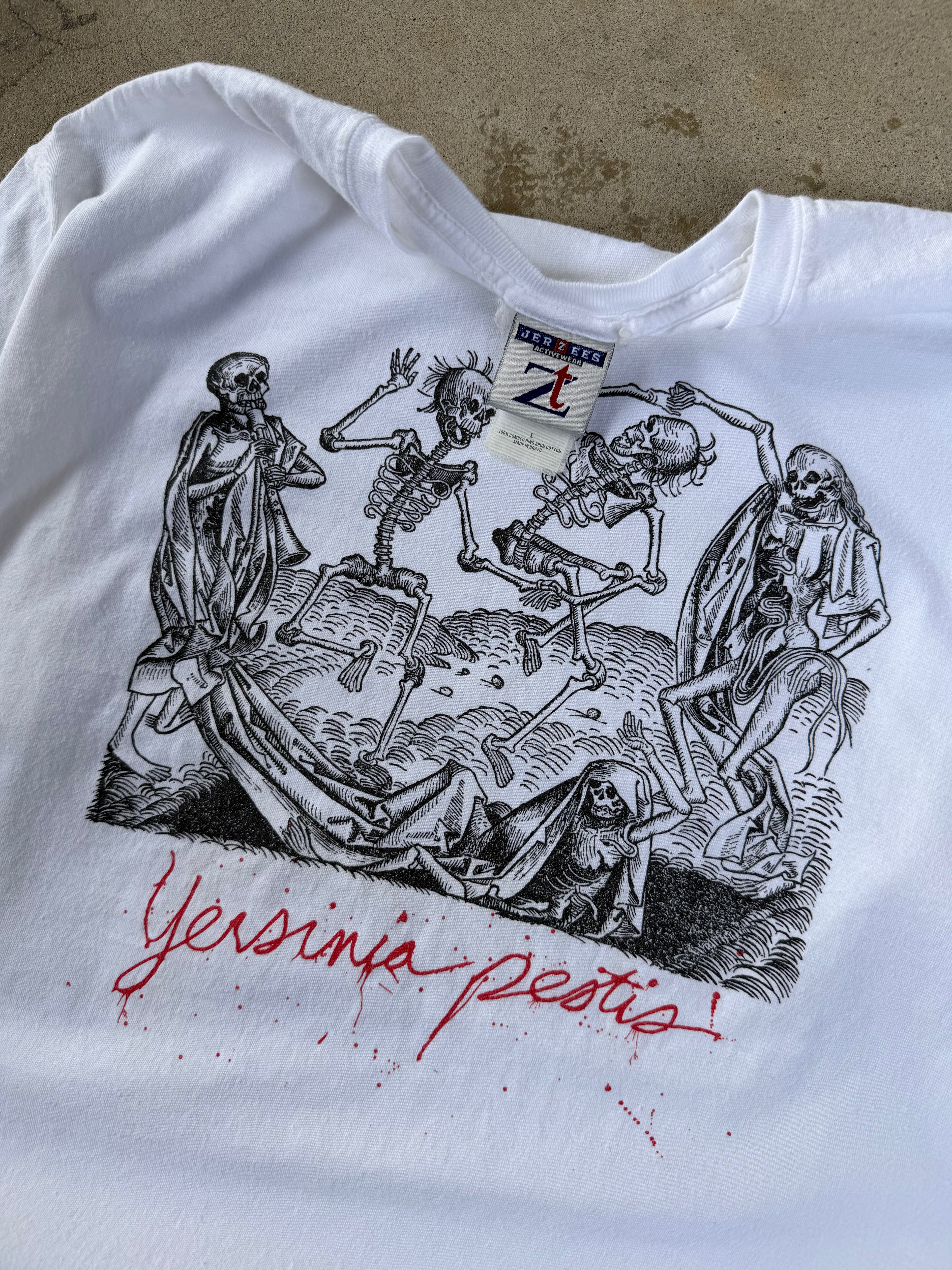 90s Black Death Plague Tee | L