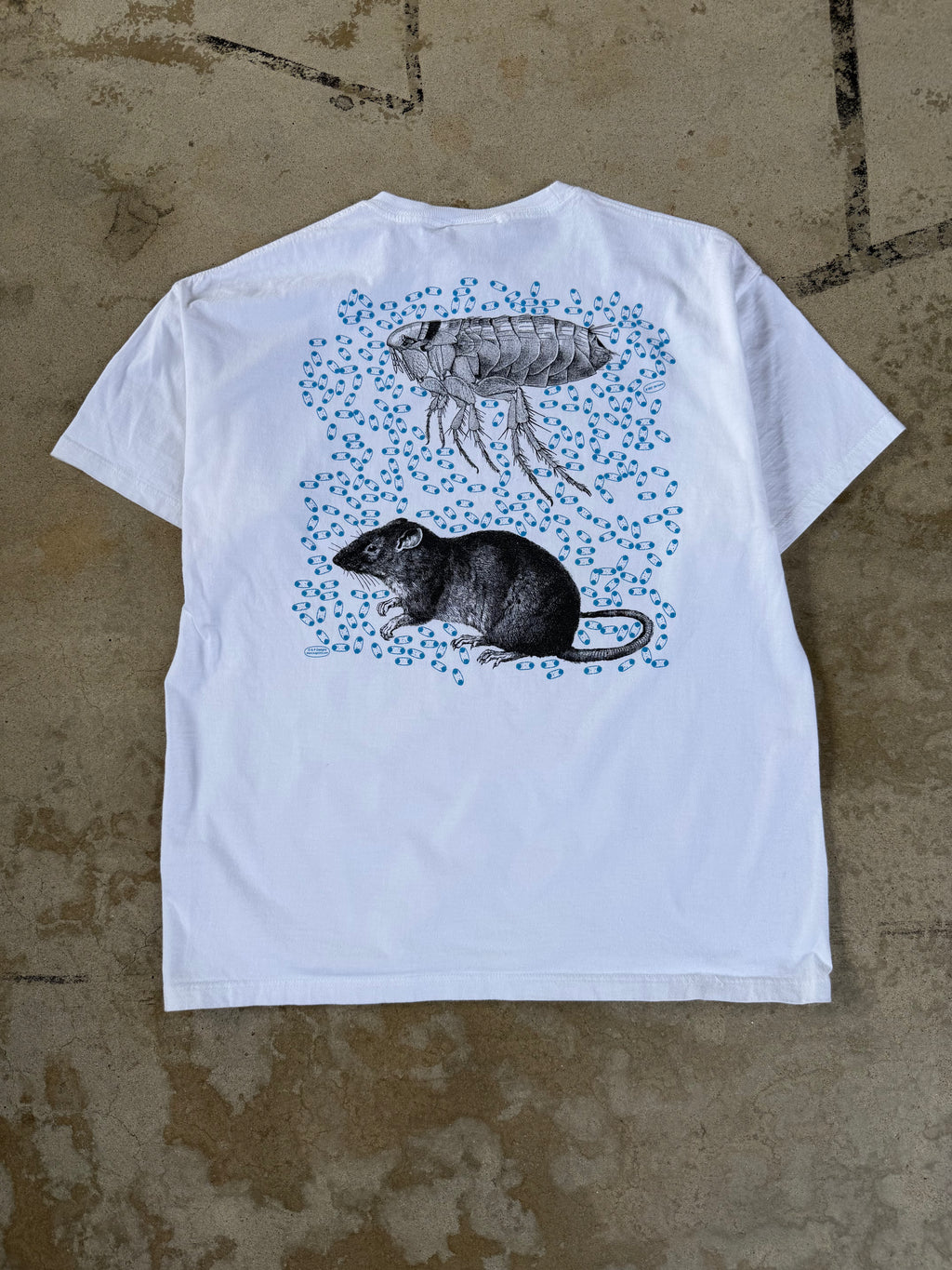 90s Black Death Plague Tee | L